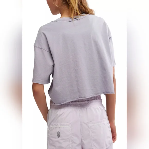 🪷NWT Free People FP Movement Inspire Logo Tee in Trailblazer Combo - Picture 4 of 5
